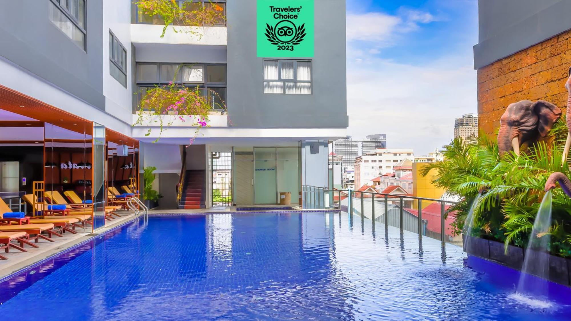 Poulo Wai Hotel & Apartment Phnom Penh Dış mekan fotoğraf